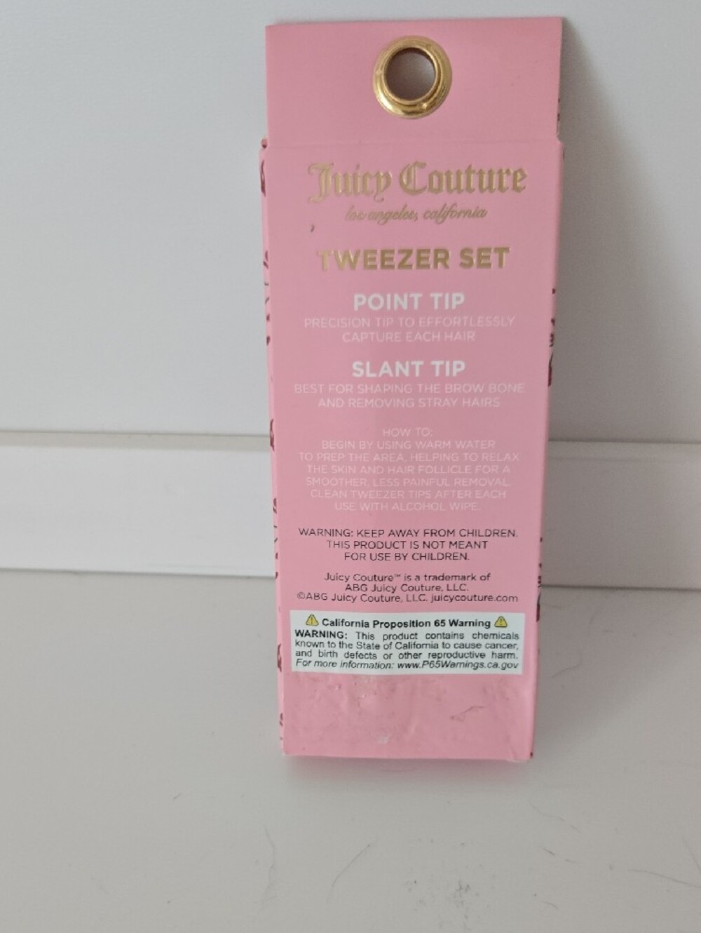 Juicy Couture Pink 2-Pack Tweezer Set brand new - Picture 3 of 3